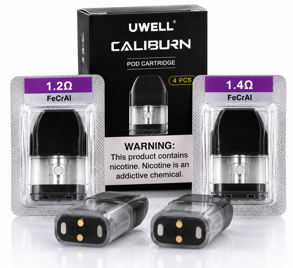 UWELL CALIBURN – Cartucho de Repuesto – 2 ml – SIRWINS