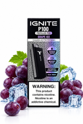 REFIL IGNITE P100 - 10.000 Caladas - Grape Ice (Uva Helada)