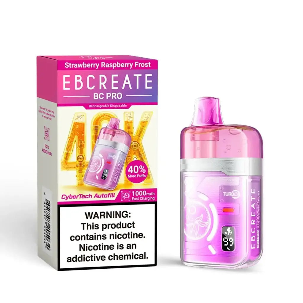 ELFBAR - BC PRO 40.000 Caladas - Strawberry Raspberry Frost
