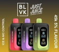 PROMO 2 EQUIPOS A ELECCIÓN BLVK - Just Juice 90.000 Caladas - ICE & NIC Control