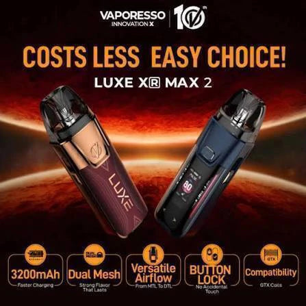 VAPORESSO LUXE XR MAX 2 – Kit Pod Recargable de 3200 mAh